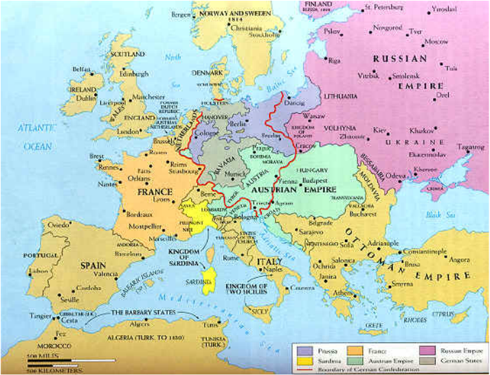 Europe 1815 - Mrs. Flowers History