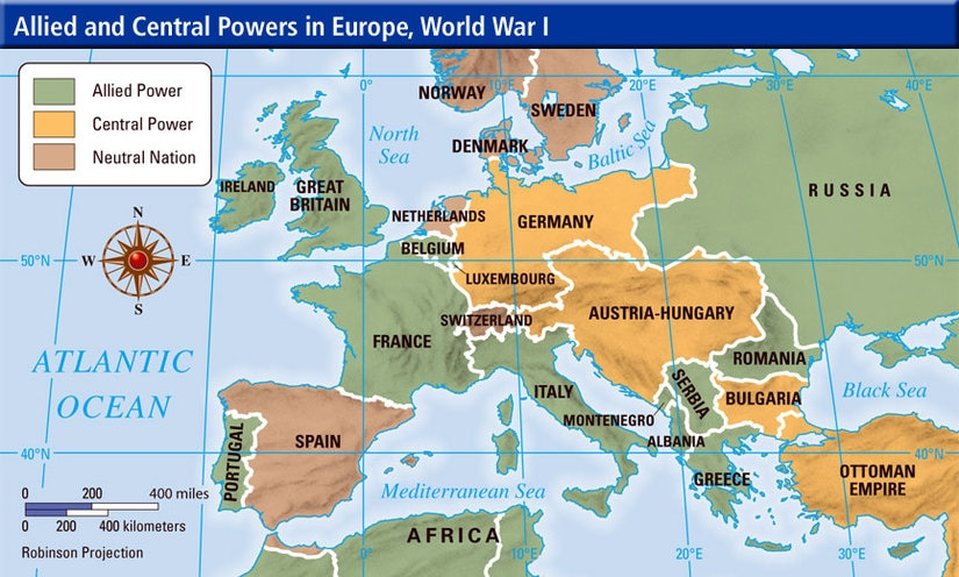Europe 1914 - Mrs. Flowers History